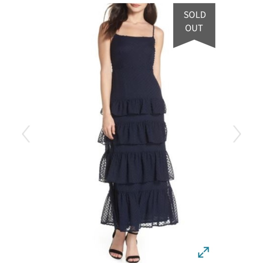 ❌ Sold ❌ NWT J. Crew Swiss Navy Dot Maxi Dress